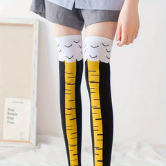 Novelty Chicken Claw Pattern Crew Socks Feet Thigh High Stockings