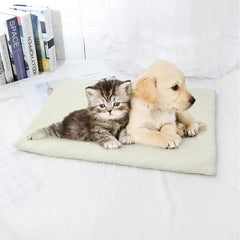 Pet Cat Self-Warming Heating Convertible Cuddle Bed Blanket