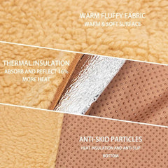 Pet Cat Self-Warming Heating Convertible Cuddle Bed Blanket