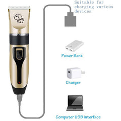 Cordless Electric Dog Clipper Set