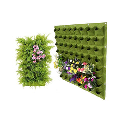 18/25/36/49/64/72 Pockets Hanging Planter Vertical Wall Mounted Planting Grow Bags