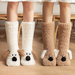 Plush Snow Socks Fluffy Home Floor Socks New Women Long Socks Christmas Gifts