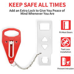 Portable Home Safety Door Lock
