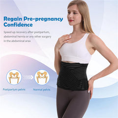 Postpartum Belly Band, Abdominal Binder Post Surgery Belly Wrap 