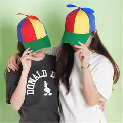 Rainbow Detachable Adult Propeller Sports Baseball Dragonfly Caps
