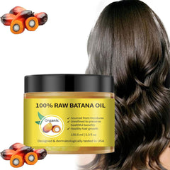 100% Pure & Natural Raw Batana Oil, Natural Hair Health Support for Men and Women