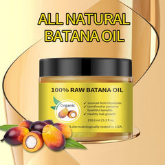 100% Pure & Natural Raw Batana Oil, Natural Hair Health Support for Men and Women