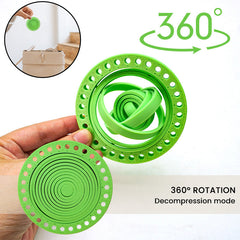 Removable 360° Rotating Coaster Toy Depressed Relief Toy Tea Cup