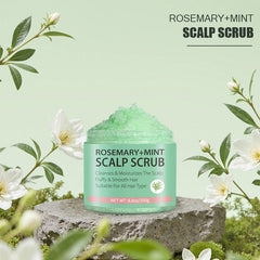 Scalp Scrub, Rosemary Scalp Exfoliator, Scalp Exfoliator Scrub for Build Up