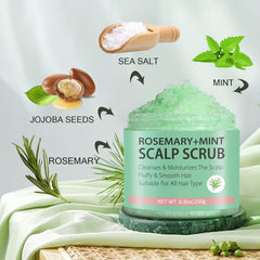 Scalp Scrub, Rosemary Scalp Exfoliator, Scalp Exfoliator Scrub for Build Up