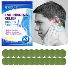 24PCS/Bag Tinnitus Patch Alleviate Earache Protect Ear Improve Listening Patches