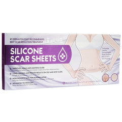 4PCS Reusable Scar Removal Patch Silicone Gel Strips Patch Silicone Scar Sheet