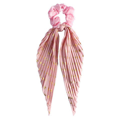 Silky Satin Chiffon Hair Ties with Long Ribbon Bow Rubber Bands