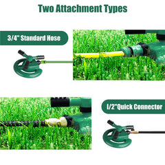 Automatic 360 Degree Rotating Garden Lawn Sprinkler Sprayer