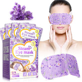 12 Packs Steam Eye Mask Lavender Eye Self Heating Mask Disposable