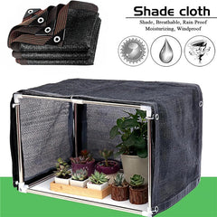 UV Resistant Shade Outdoor Sun Shade Black Net Cloth