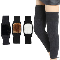 Thicken Cashmere Knee Warmer Cold Weather Thermal Leg Knee Sleeve