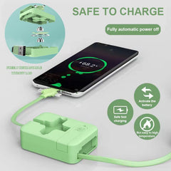 3 in 1 Retractable Cable Roll Fast Charging Cable