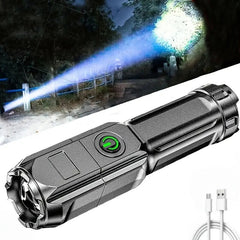 LED Torch Light Telescopic Zoomable Waterproof Torch Light Lamp Outdoor Lighting