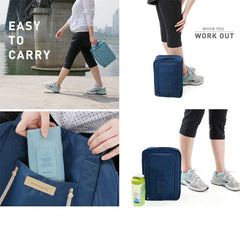 Portable Travel Zip Shoe Storage Bag Organizer Waterproof Pouch