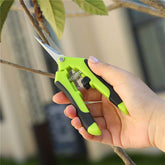 Stainless Steel Micro-Tip Gardening Hand Pruners Trimming Scissors with Straight Blades