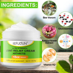 Ultra Strong Joint Relief Cream Arthritis + Bee Venom