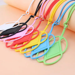 Universal Silicone Phone Strap Neck Lanyard Case Sling Necklace Cord Holder