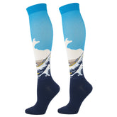 Vintage Artwork Painting Socks 20-30 mmHg Compression Stockings
