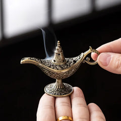 Vintage Style Metal Unscented Incense Burner