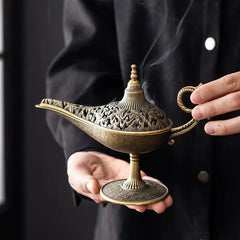 Vintage Style Metal Unscented Incense Burner
