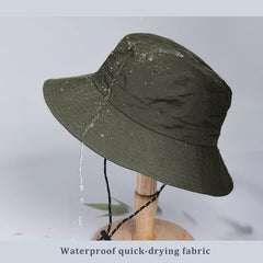 Waterproof Bucket Hat for Women and Men Sun Protection Beach Sun Hat Fishing Safari Boonie Cap