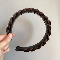 Women Wig Hair Braided Headbands