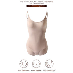 Women's Shapewear Bodysuit - Tummy Control Seamless Waist Sculpting Body Shaper