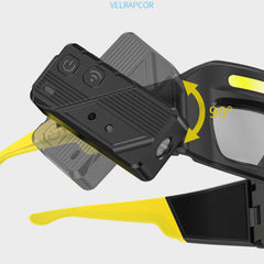 Waterproof XTE Glasses Headlamp with Motion Sensor and Type C Fast Charging