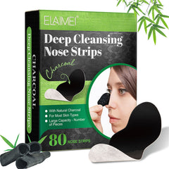 Deep Cleansing Blackhead Remover Charcoal Nose Strips