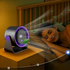 Strong Wind Ultra Quiet Portable Rechargeable Desk USB Fan