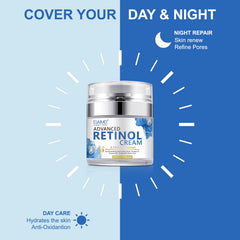 Face Cream Retinol Hyaluronic Acid Vitamin C Anti Aging Wrinkles Blemishes