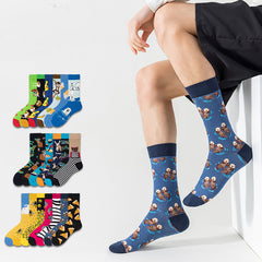 Unisex Animal Trendy Socks Cute Fun Pattern Novelty Mid-Calf Socks
