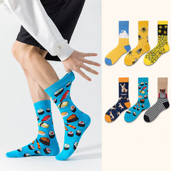 Unisex Animal Trendy Socks Cute Fun Pattern Novelty Mid-Calf Socks