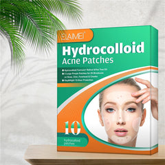 10Pcs/box Hydrocolloid Acne Patch Forehead And Cheeks Pimple Patches