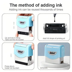 Large Personalized Name Stamp for Clothing – Washable & Permanent