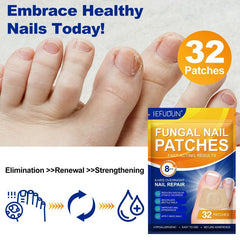 32 Pcs Nail Toenail Treatment Repair Patches Pads