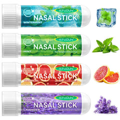 4X Nasal Stick Inhaler Mixed Nasal Stick Set Enhances Focus Breathing
