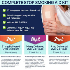 3 Stages Nicotine Transdermal Patches Help Quit Smoking Stop Smoking Aid Patch