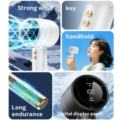 High-Speed Handheld Turbo Fan – Portable Mini Air Blower