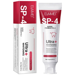 Sip-4 Toothpaste, Whitening Sp-4 Toothpaste, Sp-4 Probiotic Whitening Toothpaste