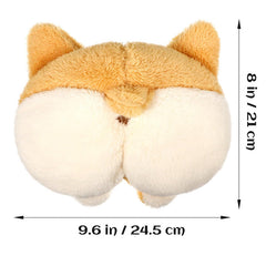 Cover Car Tissue Dispenser Organizer Box Cartoon Plush Holder