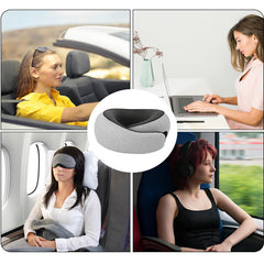 Soft Memory Foam Travel Neck Pillow for Home Office Airplanes Car