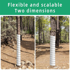 2Pcs Tree Trunk Protector Wrap – Durable Tree Guard Tube for Bark Protection