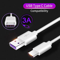 3M Extra Long Type-C Cable 3A Fast-Charging Data USB-C Cord